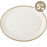Porcelite Seasons Oatmeal Oval Plate