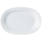 Porcelite Standard Rimmed Deep Oval Plate