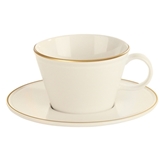 Porland Academy Line Gold Band Cappucino Cup
