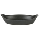 Rustico Carbon Oval Eared Dish